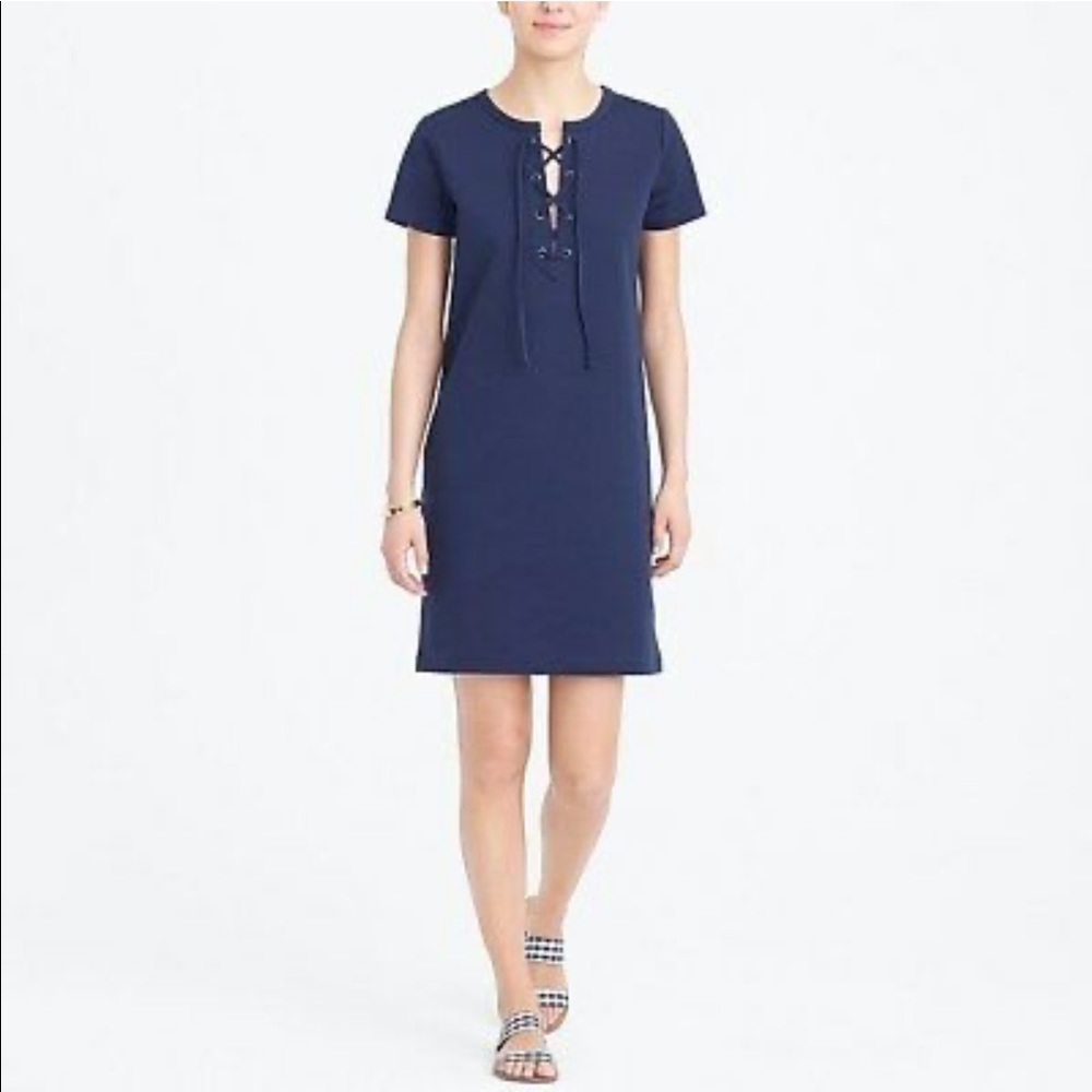 J. Crew Lace Up Dress